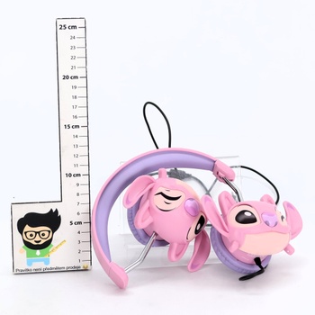 Lexibook, Disney Stitch, Skladacie drôtové stereo slúchadlá s obmedzovačom hlasitosti Angel od Disney