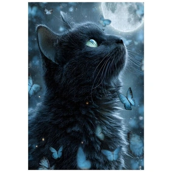 300dielne puzzle pre dospelých, Black Cat Puzzles, 38x26…