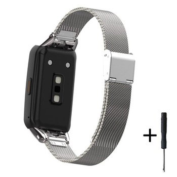 Náramok SenMore kompatibilný s Honor Band 6/Band 5 z nerezovej ocele, vodotesný, módny náhradný