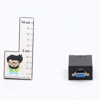 RIIEYOCA 2-Pack VGA prodlužovací adaptér, VGA na RJ45 přes ethernetový kabel Cat5e/Cat6 Převod