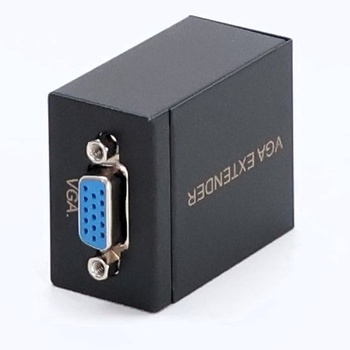 RIIEYOCA 2-Pack VGA prodlužovací adaptér, VGA na RJ45 přes ethernetový kabel Cat5e/Cat6 Převod