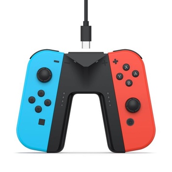 Nabíjací grip Meliya pre Nintendo Switch/Switch OLED Joy-Con – Ergonomický držiak ovládača s