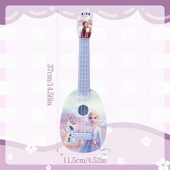 Mini ukulele 37 cm, 4strunová ukulele s nylonovými strunami