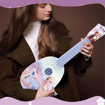 Mini ukulele 37 cm, 4strunová ukulele s nylonovými strunami