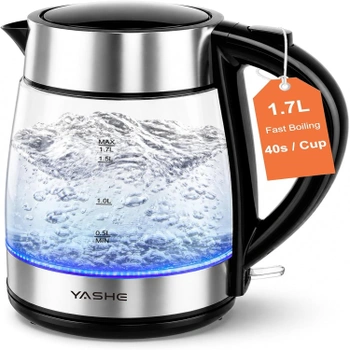 Rýchlovarná kanvica Yasha 1,7L s LED svetlom