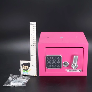 Yale Electronic Safe - YSV/170/DB2/P - Mini - Ružový - Štandardné zabezpečenie