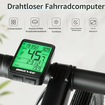Bezdrôtový cyklocomputer Bikevee