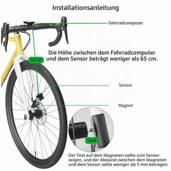 Bezdrôtový cyklocomputer Bikevee