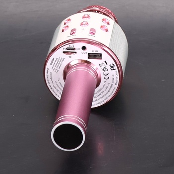 GeschenPark detský mikrofón, bezdrôtový Bluetooth mikrofón Hračky pre dievčatá 3-10 rokov Darčeky pre deti