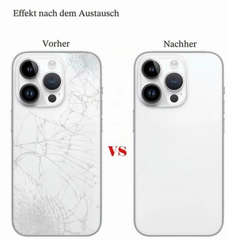 Výměna zadního skla LiXiongBao pro iPhone 15 Pro s nástroji pro opravu, bílá