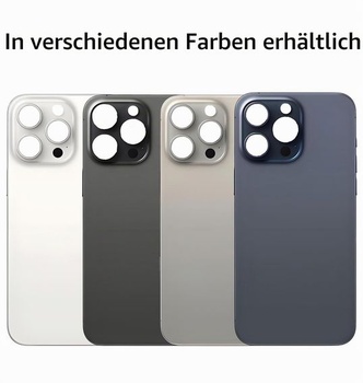 Výmena zadného skla LiXiongBao pre iPhone 15 Pro s nástrojmi na opravu, biela