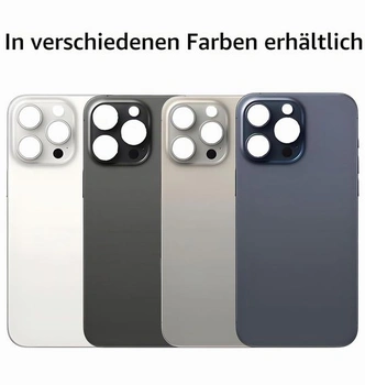 Výměna zadního skla LiXiongBao pro iPhone 15 Pro s nástroji pro opravu, bílá