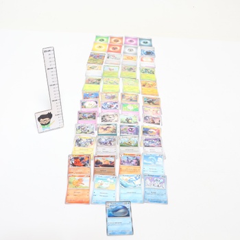 Balíček mini plechoviek PoKéMoN, 50 rôznych kariet, 1 náhodne vybraná extrémne vzácna herná minca