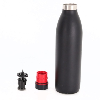 Izolovaná fľaša na vodu Emsa Bludrop, 1 liter, 100% nepriepustná, rýchlouzatváranie, ergonomický 360°
