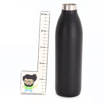Izolovaná fľaša na vodu Emsa Bludrop, 1 liter, 100% nepriepustná, rýchlouzatváranie, ergonomický 360°