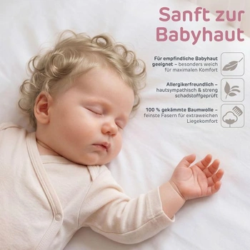 Babybay Jersey napínací prostěradlo Deluxe, vhodné pro model Boxspring XXL, bílé, 105 x 57,5 cm