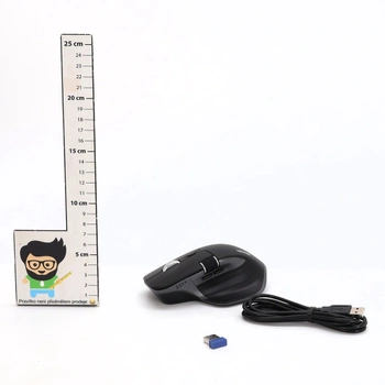 Bezdrôtová myš TECKNET Bluetooth (BT 5.0/5.0+2.4G), bočné rolovacie koliesko, super rýchle rolovanie,