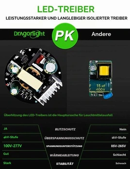 LED žárovka DragonLight G3-100W