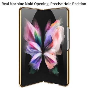 Puzdro COQUE pre Galaxy Z Fold 4 5G, ultratenké lesklé lakované puzdro na telefón s ochranou