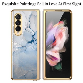 Puzdro COQUE pre Galaxy Z Fold 4 5G, ultratenké lesklé lakované puzdro na telefón s ochranou