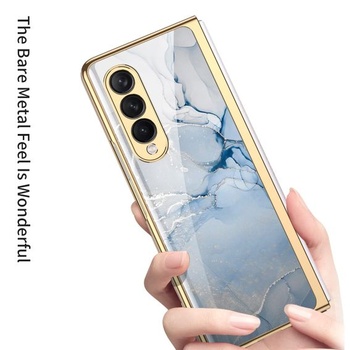 Puzdro COQUE pre Galaxy Z Fold 4 5G, ultratenké lesklé lakované puzdro na telefón s ochranou