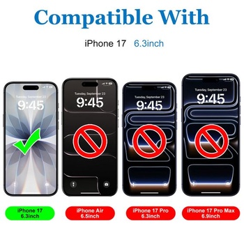 Matná ochranná fólia Mothca pre iPhone 17, balenie 2 kusov + 2 ochranné fólie na fotoaparát pre