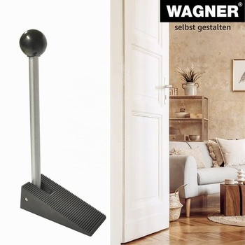 WAGNER COMFORT Dverný klin - 105 x 50 x 240 mm, oceľová zamykacia páka, termoplastická guma, pre
