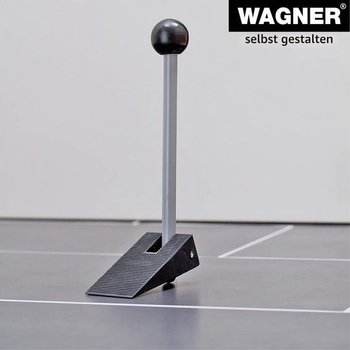 WAGNER COMFORT Dverný klin - 105 x 50 x 240 mm, oceľová zamykacia páka, termoplastická guma, pre