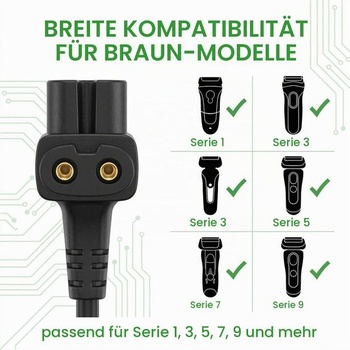 Nabíjací kábel pre holiace strojčeky kompatibilný s radom Shaver, Nabíjačka pre zastrihávače a