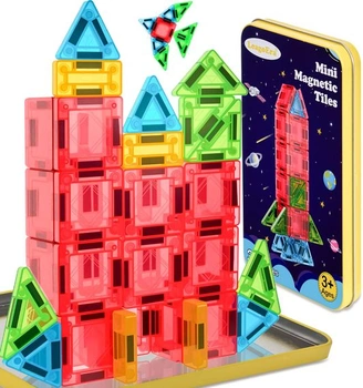 Mini magnetické stavební bloky cestovní sada pro děti 3, 4,…