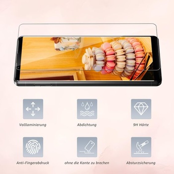 Ochranné tvrzené sklo pro Sony Xperia 1/1 II/1 III/1 V/1 IV 5G, CLYZ8 - ochranná fólie na displej
