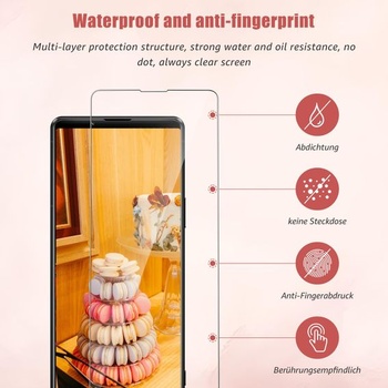 Ochranné tvrdené sklo pre Sony Xperia 1/1 II/1 III/1 V/1 IV 5G, CLYZ8 - ochranná fólia na displej