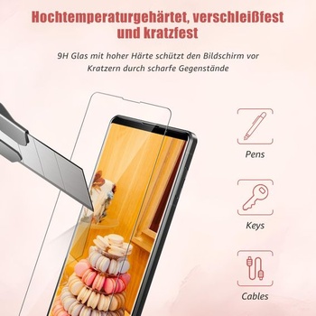 Ochranné tvrdené sklo pre Sony Xperia 1/1 II/1 III/1 V/1 IV 5G, CLYZ8 - ochranná fólia na displej