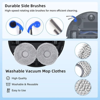 Náhradní příslušenství pro ECOVACS DEEBOT T50 PRO OMNI Gen3, T50 OMNI Gen3 T30c/T30e Omni/T50 Omni