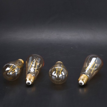Žárovka DiCUNO Edison Vintage, E27 LED třída B 2,5W, nahrazuje 40W, 480lm, 360°, teplá bílá 2700K,