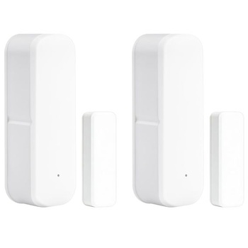 WiFi senzor dverí, sada 2 kontaktov pre dvere/okien pre múdru domácnosť, bezdrôtový senzor