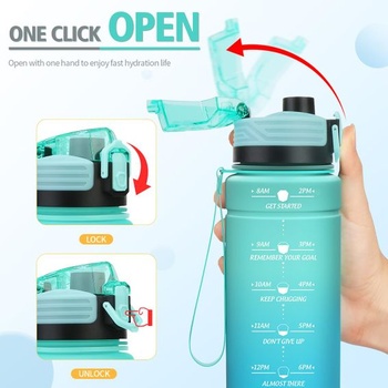 Športová fľaša na vodu 500ml, 700ml, 1l, 1,5l detská fľaša na vodu, nepriepustná, bez BPA,