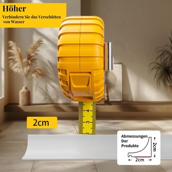 Sprchová zátka, vodní zátka, bílá, 105 cm Bílá 105 cm