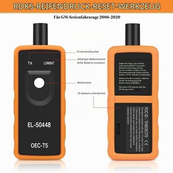 Nástroj na preučenie TPMS EL-50448 pre Opel GM, nástroj TPMS