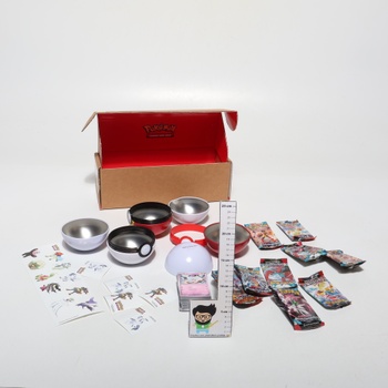 Kartová hra Pokémon Trading: Tin Box Bundle Poké Ball – Poké Ball, Premier Ball a Repeat Ball (9
