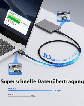 SUNGUY krátky kábel USB-C 15 cm, nabíjací kábel USB-C a dátový kábel USB-C 10 Gbps pre iPhone 16/15