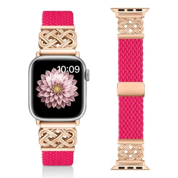 Pletené remienky Chinbersky kompatibilný s Apple Watch 44mm…