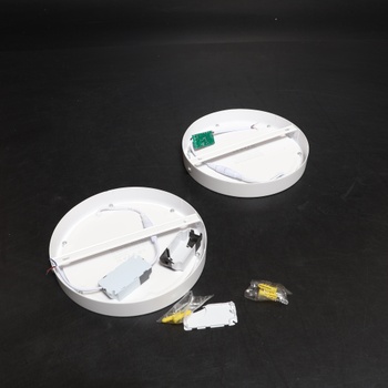 LED ATOMANT Sada 2 okrúhlych LED povrchových stropných svietidiel 220 mm 20 W, neutrálna biela farba
