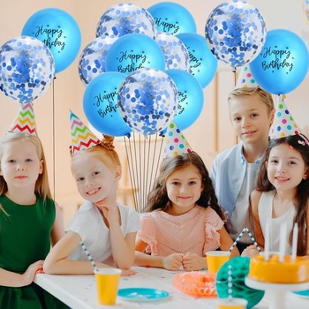 10 kusov balónikov Happy Birthday Gleemix