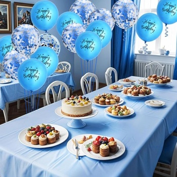 10 kusov balónikov Happy Birthday Gleemix
