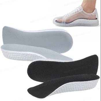 Balenie 4 vložiek do topánok na zvýšenie výšky, 1,5 cm mäkké vložky do topánok z pamäťovej peny, neviditeľné