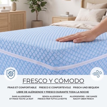 Degrees Home – Teide – Poťah na matrac – 150 cm Chránič matraca – Poťah na matrac so zipsom –