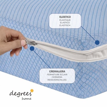 Degrees Home – Teide – Poťah na matrac – 150 cm Chránič matraca – Poťah na matrac so zipsom –