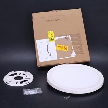 Stropné svietidlo Slochi, LED stropné svietidlo, ploché 18W, Ø22CM, 3 farby 3000K/4000K/6500K, IP44