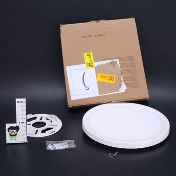 Stropné svietidlo Slochi, LED stropné svietidlo, ploché 18W, Ø22CM, 3 farby 3000K/4000K/6500K, IP44